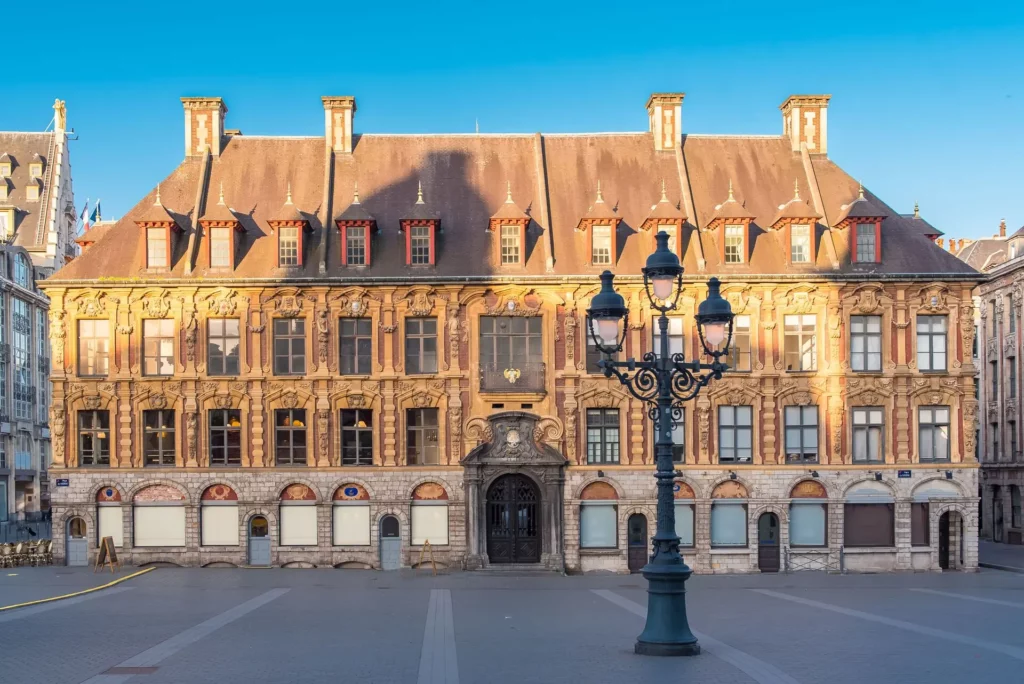 lille vieille facade du centre